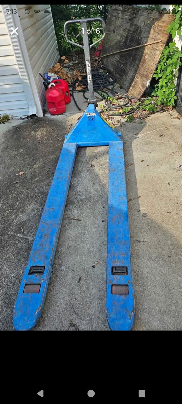 72 By 27 Six Feet Long Commercial Pallet Jacks$799