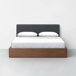 Thuma Essential Bed – California King – Walnut / Charcoal – Like New