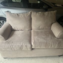 Beige Love Seat