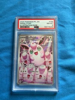 PSA 8 Wigglytuff Illustration Rare #105