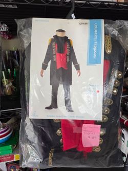 New Hallpween Costume. Headless Horseman. New. Sz 8/10
