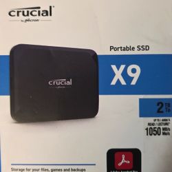 Crucial - X9 2TB External USB-C SSD 