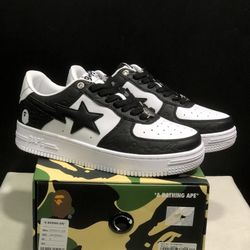 Bape Sta Low-Top Fashion Sneakers