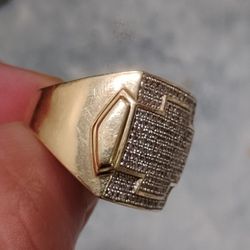 2.5 Natural Diamonds 10k Custom Ring