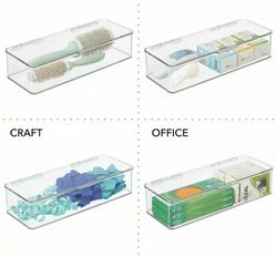 Mdesign Set Of 4 Storage Stackable Container With Lisa