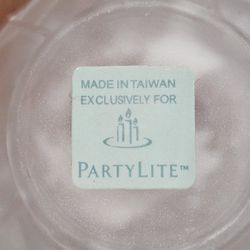 4 Party Lite Votive Candle Holders with 12 Candles