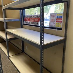 Garage Shelving 72 in W x 24 in D Boltless Storage Shelves Stronger than Home Depot & Lowes Racks Delivery Available