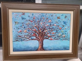 "Migration" Painting Wall Art By Patricia Pinto