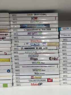 Wii games ($10 each plus tax )