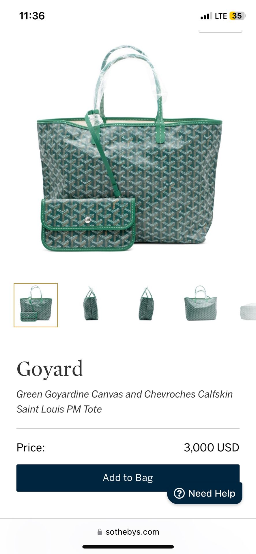 Goyard Tote Bag