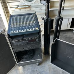 Sound System, Speakers And Road Cases