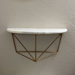Geometric Marble Shelf 