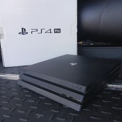PS4 Pro 1TB –  (Original Box + All Cables) – Great Condition