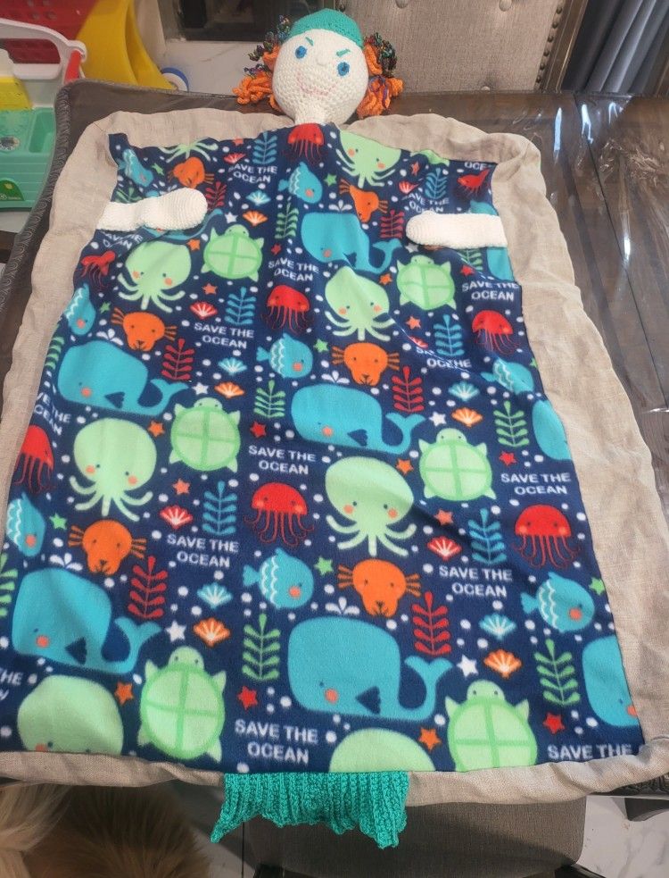 Mermaid Blanket, Crochet
