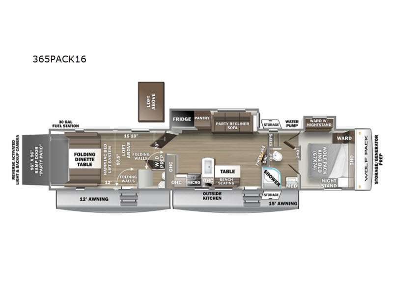 2021 Cherokee Wolfpack 365Pack16