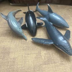 Collection Of  Sea  Animals Rubber