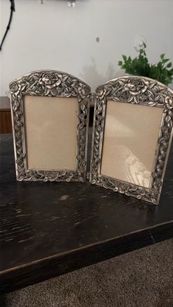 Antique Metal Picture Frame 5x7