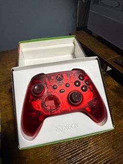Xbox clear red controller