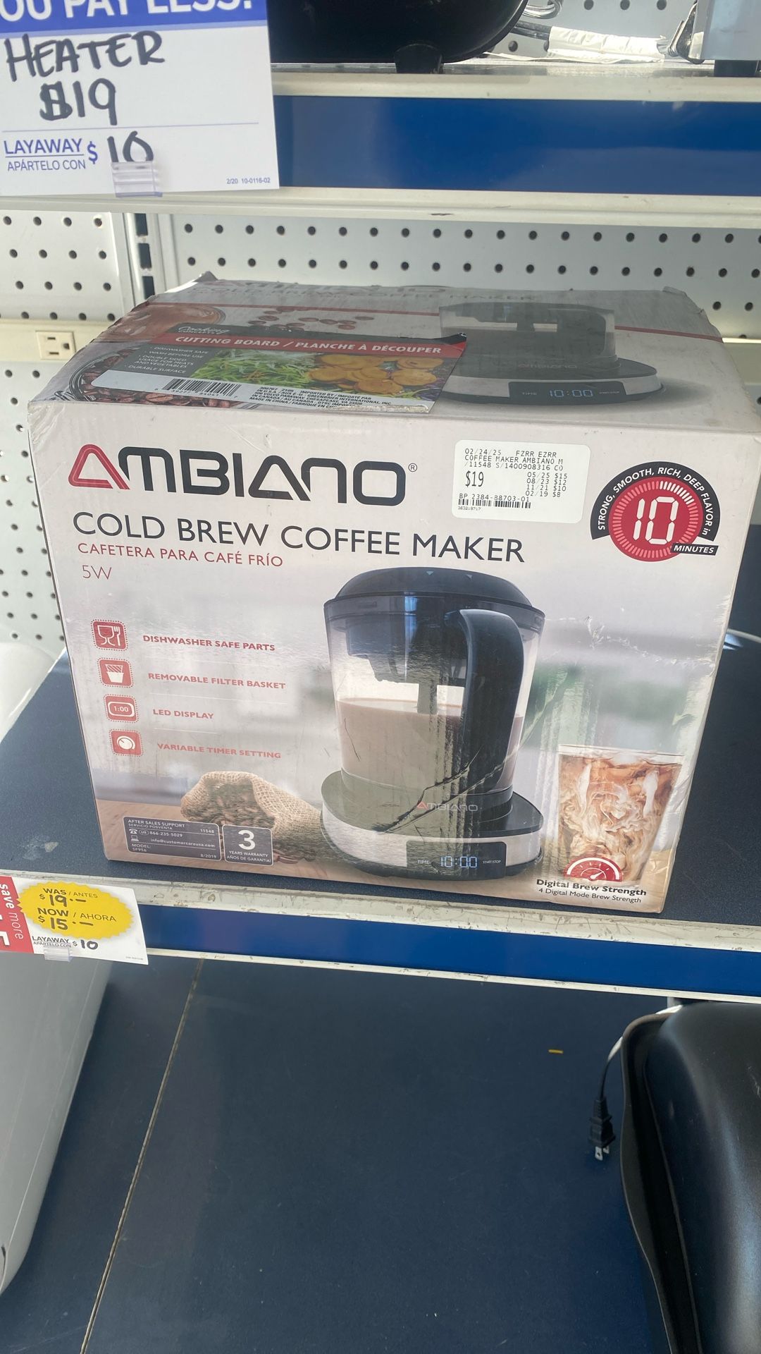 Cold Brew Coffee Maker