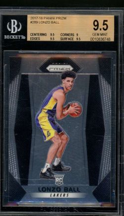 2017-18 PANINI PRIZM #289 LONZO BALL BGS 9.5