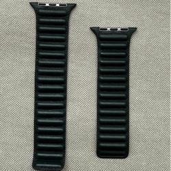 Leather Apple Watch Band (Forest Green)