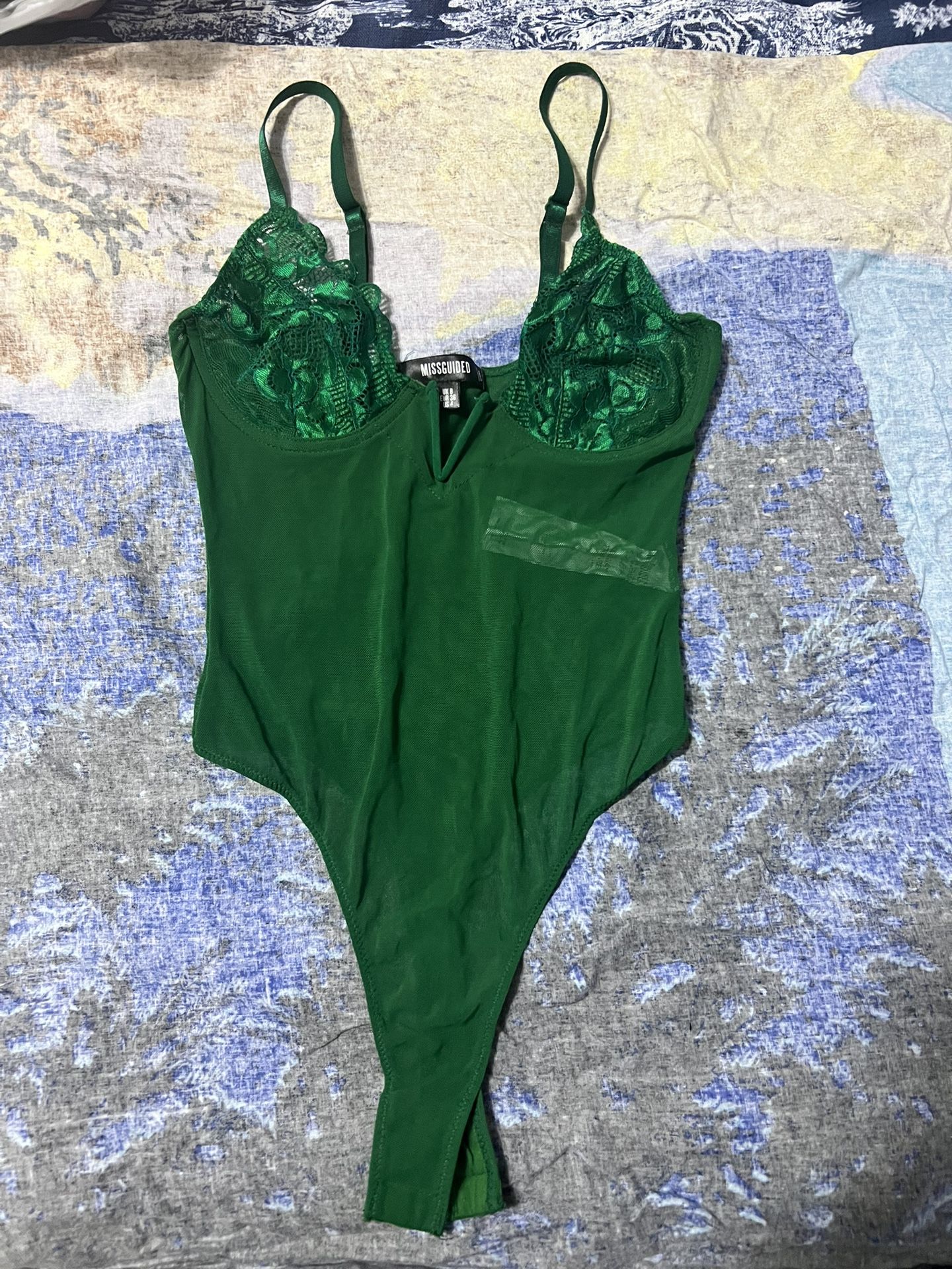 Green Bodysuit from Missguided
