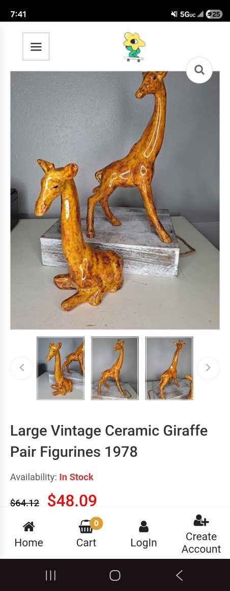 Vintage Giraffs