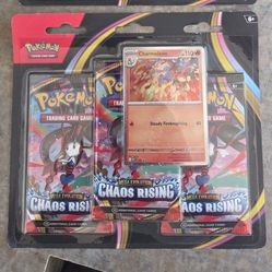 Pokémon Chaos Rising 3 Pack Blister 