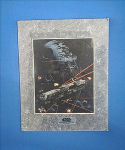 Star Wars RETURN OF THE JEDI Special Collector's Edition CHROMART Chromium Print 1993 ~ frame 14"×11"