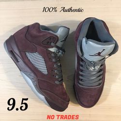 Size 9.5 Air Jordan 5 Retro “Burgundy (2023)🍇