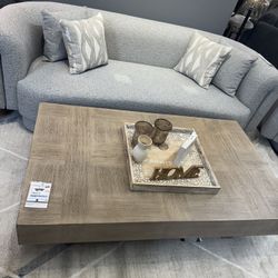 Beautiful Jorlaina Light Grayish Brown Coffee Table