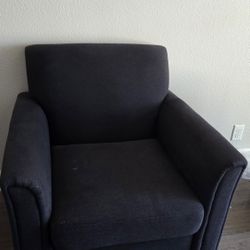 Christmas Dark Blue Couch 