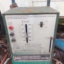 Two Arc Welders One Set Of Leads( Positive & Ground) Chop Saw With Replacement Blades