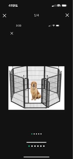 8 PANEL  47” TALL HEAVY DUTY DOG PLAYPEN NEW