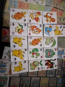 POKEMON STICKERS $2 each or 7 for $10