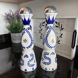 Class azul empty bottles