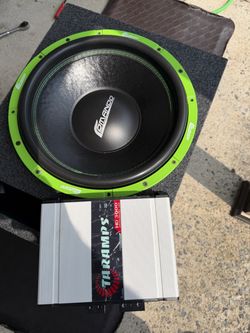 15in Sub woofer and amp