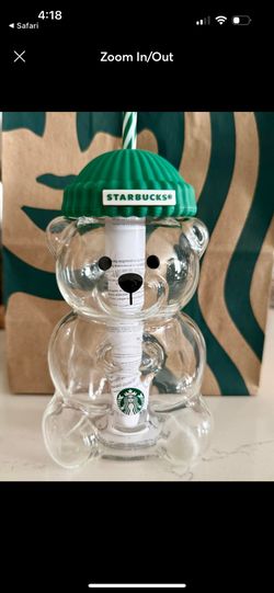 Collectible Starbucks Glass Bear 🐻 Cup