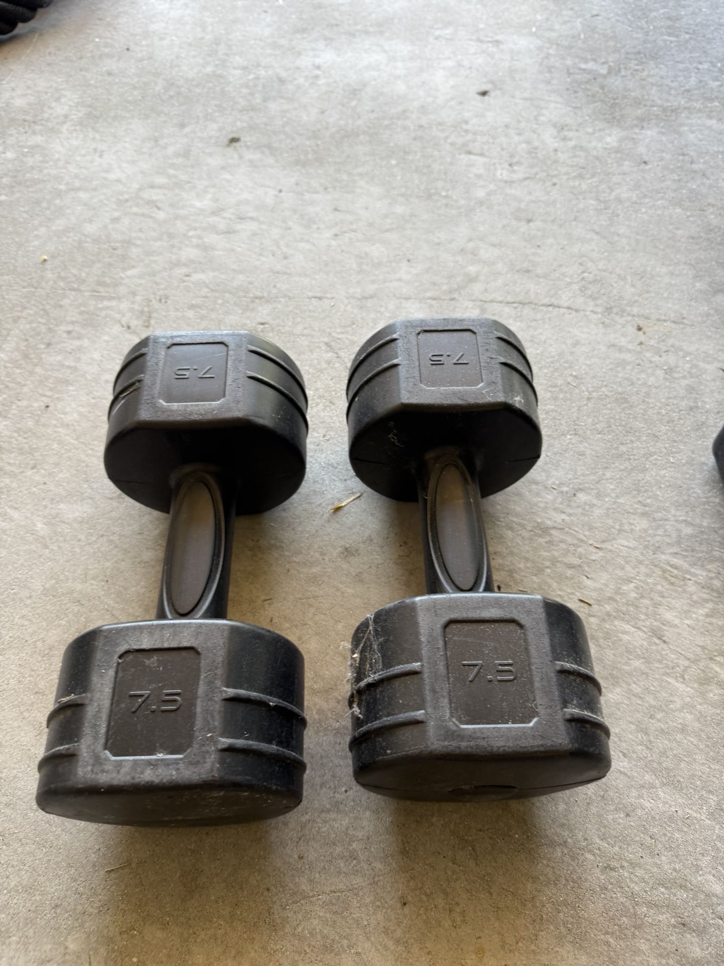 2x 7.5 Lb Dumbbells