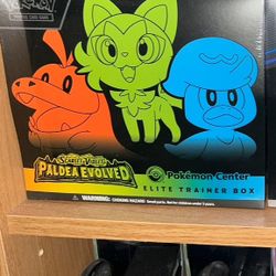 Pokemon Paldea Evolved Pokemon Center Elite Trainer Box
