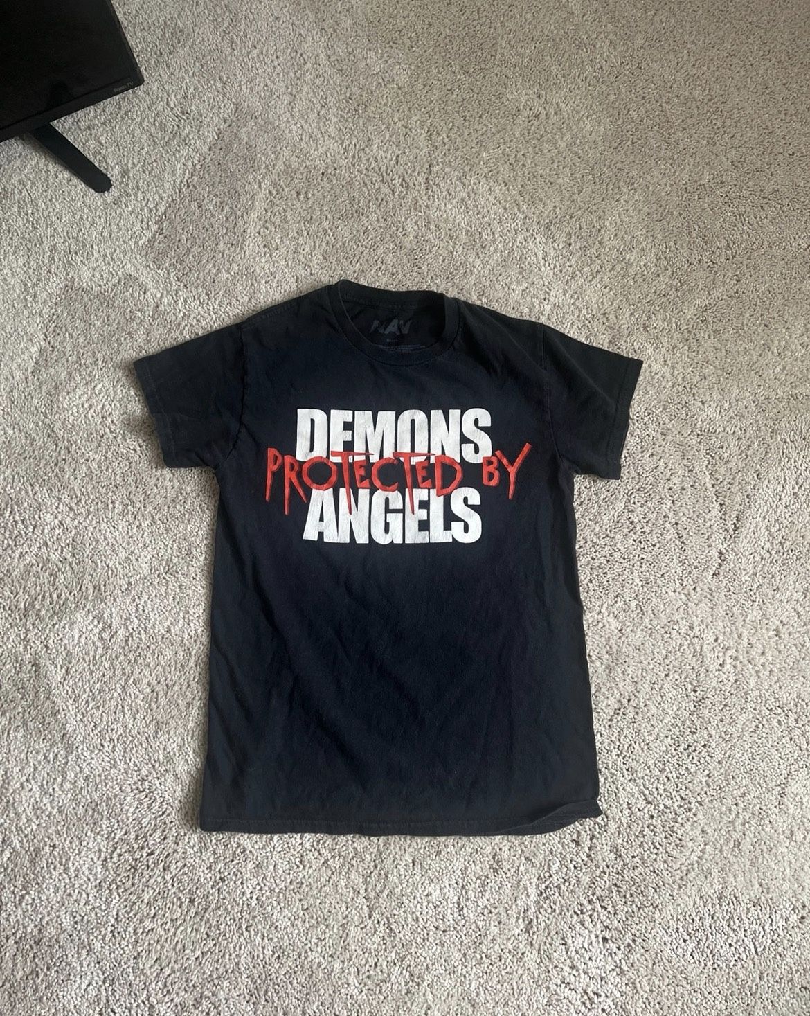 Vlone x Nav DPBA Tee 001 Glow T-shirt only, No CD - Demons Protected by Angels
