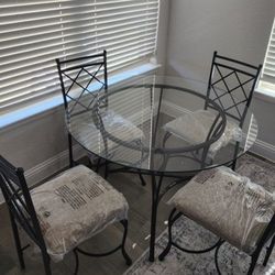 Dining Table With 4 Chairs