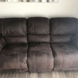 Reclining sofa and chair