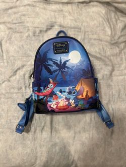 Loungefly Disney Lilo & Stitch Camping Cuties Mini Backpack