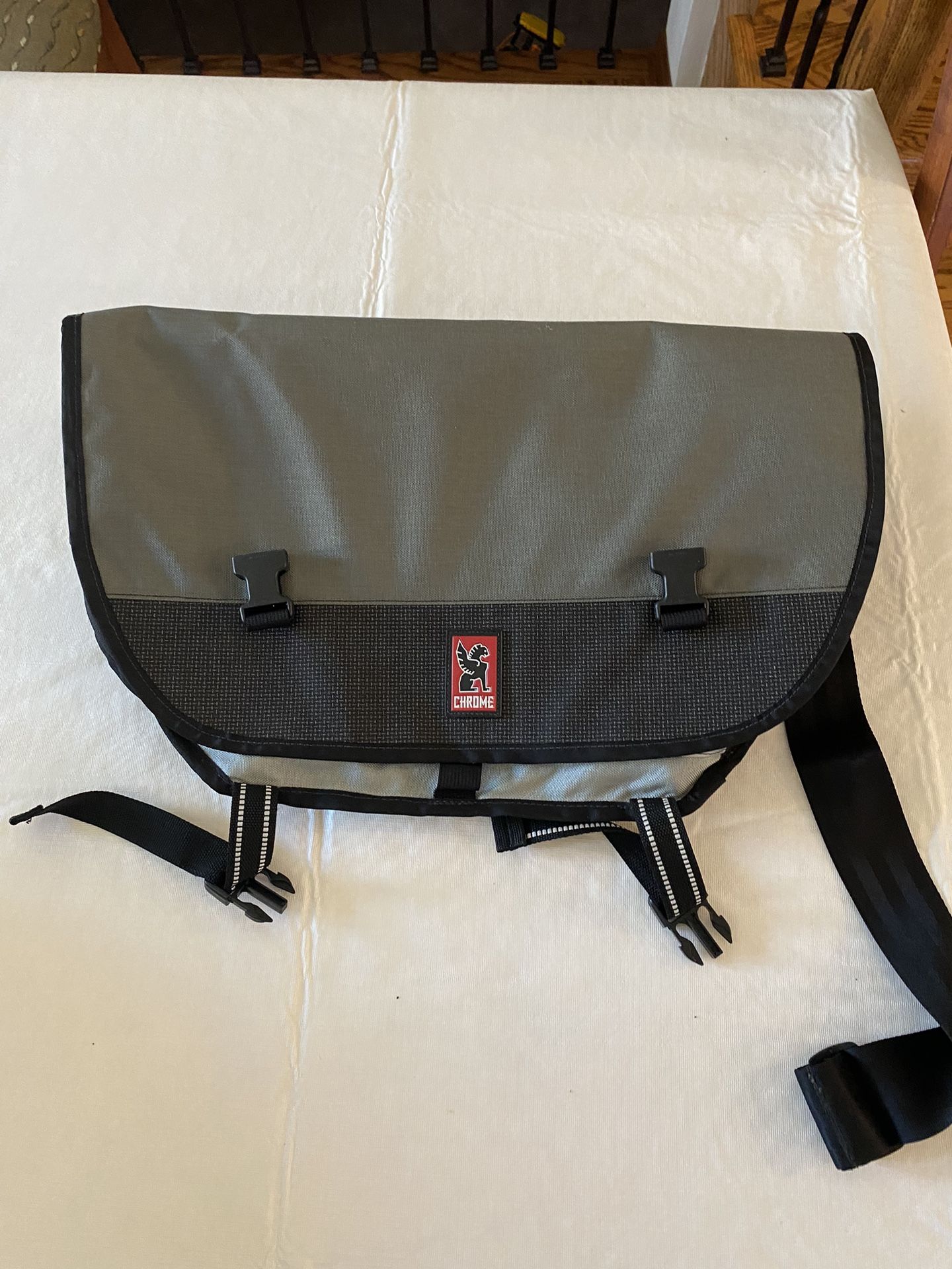 Chrome Messenger Bag