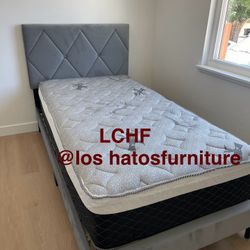 Twin Size Bed Frame With Mattress 