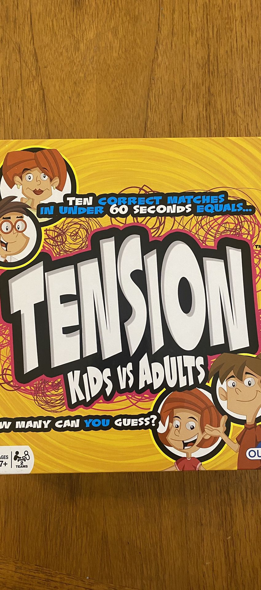 Tension Kids vs Adults board game/party game (half price)