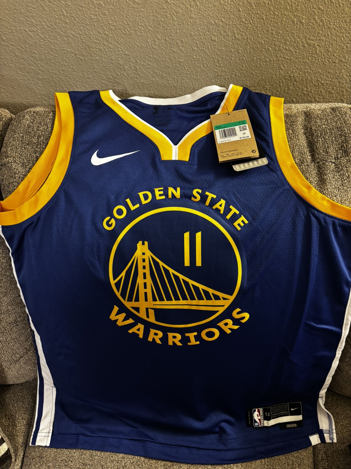 Men’s XL Golden State Warriors Jersey