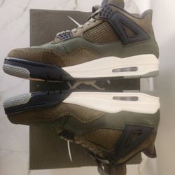 Jordan 4 Retro Craft Olive Size 10