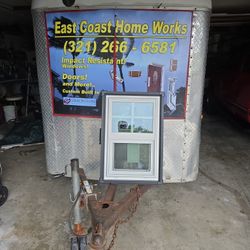 18 X 27 impact Single hung window.